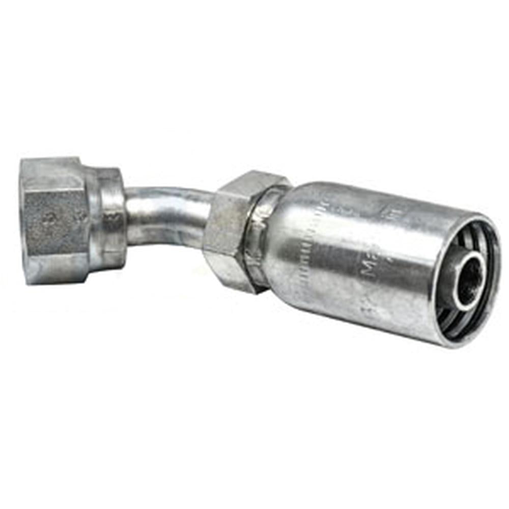 A-FFX45-08-08-AI (HC-FFX45) Female Seal Lok - Swivel - 45ï¿½ Elbow