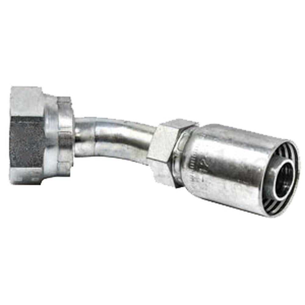 A-FFX45-12-16-AI (HC-FFX45) Female Seal Lok - Swivel - 45ï¿½ Elbow
