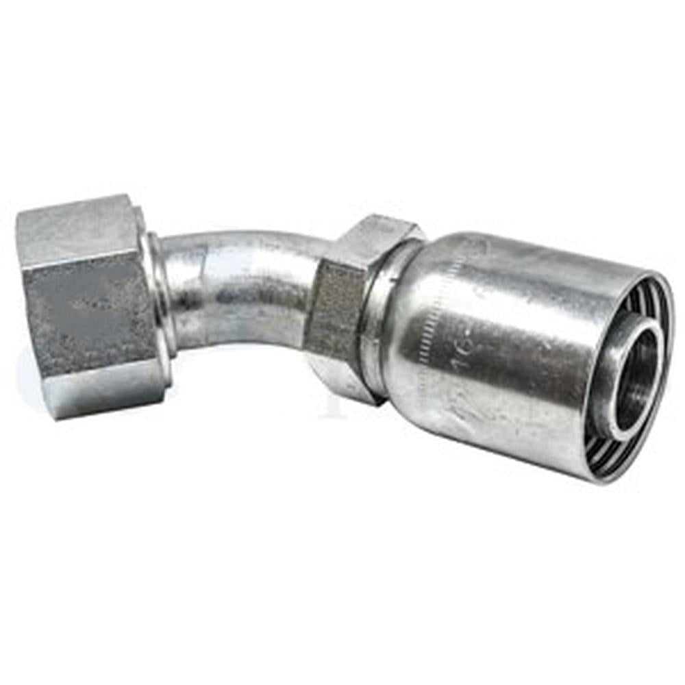 A-FFX45-16-16-AI (HC-FFX45) Female Seal Lok - Swivel - 45ï¿½ Elbow