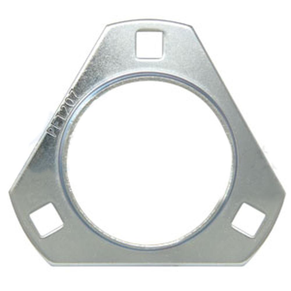 A-FTR372-I-AI Flange Half, Bearing; 3 Bolt Triangular