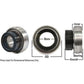 A-GRA111RRB-P-AI - Bearing Ball; Spherical W/ Collar, Re-Lubricatable