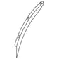 H130949 Deflector, Straw Chopper RH, Deep - Fits John Deere CTS, 9410, 9501 +