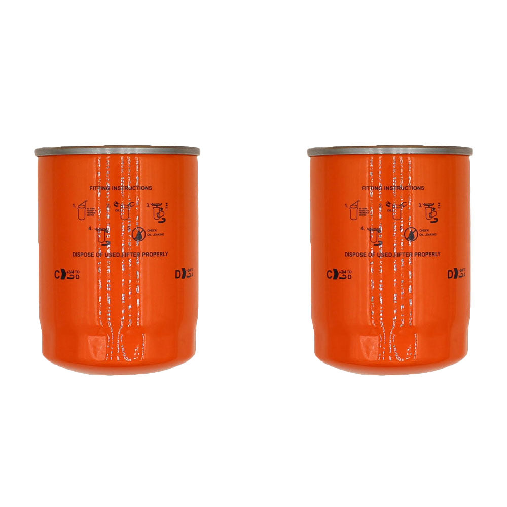 (2) 16631-43560 Fuel Filters Fits Kubota SSV65 SSV65C SSV65P SSV65PC SSV75