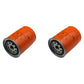 (2) HH166-43560 16551-43060 Fuel Filters Fits Kubota KX080-3T KX080-3T SQ3350SW