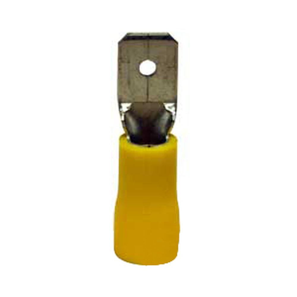 A-R20-AI Male Disconnects, Insulated, Wire Size 12-10, Tab Size .250, 10 Pk