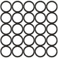One New Pack of (25) O-Rings R495R Fits John Deere 624E 624G 624H 644E 644G