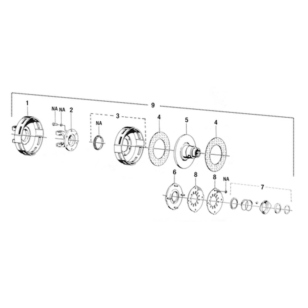 A-W041180-AI - Housing, K92 Friction Clutch, 2200 (200) Ser.