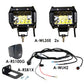 A-WL35EKT-AI - Light Kit, LED, Spot, 2 Lights, Harness, Switch