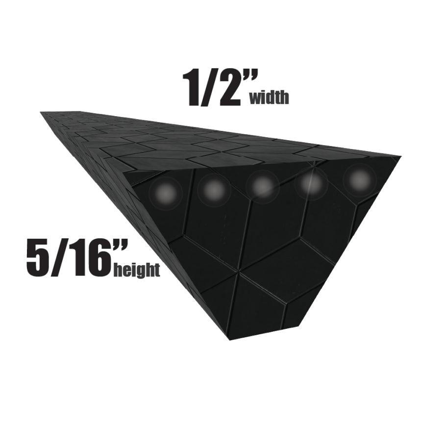 Set of Two New A-A103 B1A103 Type A Section V-Belts Universal Fit 0.3125" Depth