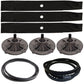 Spindles-Blades-Belts Kit 117-1192 110-6837-03 Fits Toro 50" TimeCutter Z5000