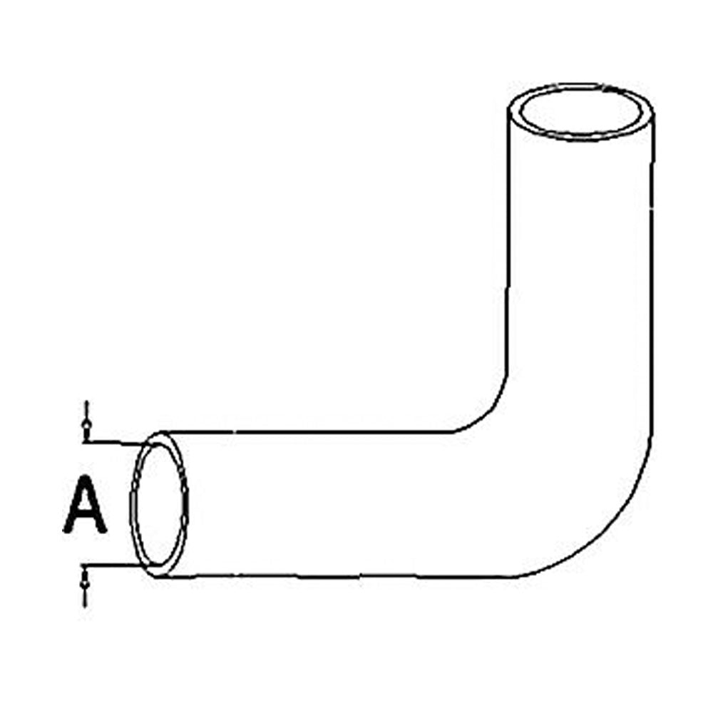 A141496 Bottom Hose - Radiator Fits Case Models 2390 2394 2590 2594