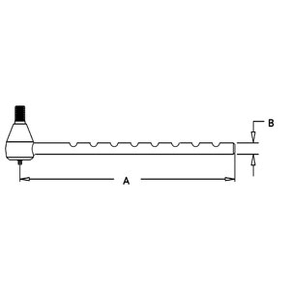 Tie Rod End Fits 1070 1090 1170 1175 770 870 970 A143028 A143028-A