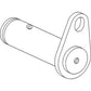 A143994 New Rear Support Pivot Pin Fits Case-IH Tractor Models 1270 1370 +