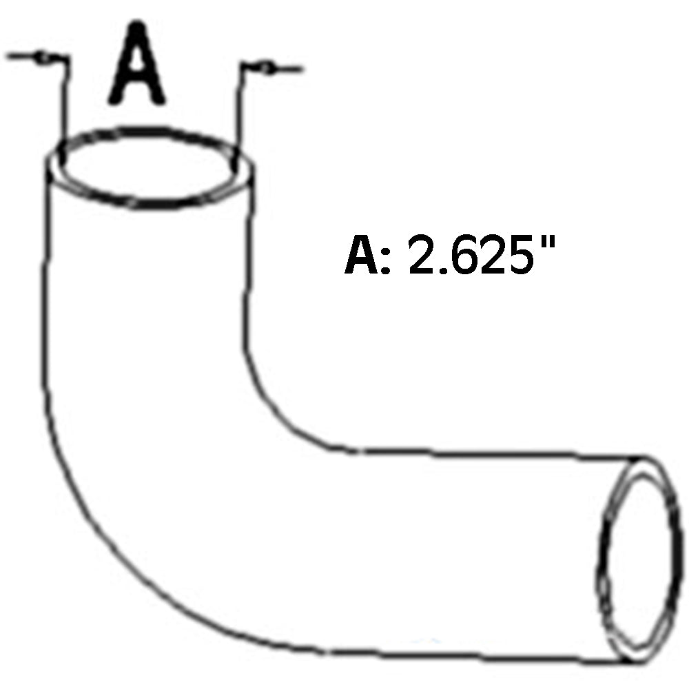 Lower Radiator Hose Fits Case/International Harvester Replaces A145619