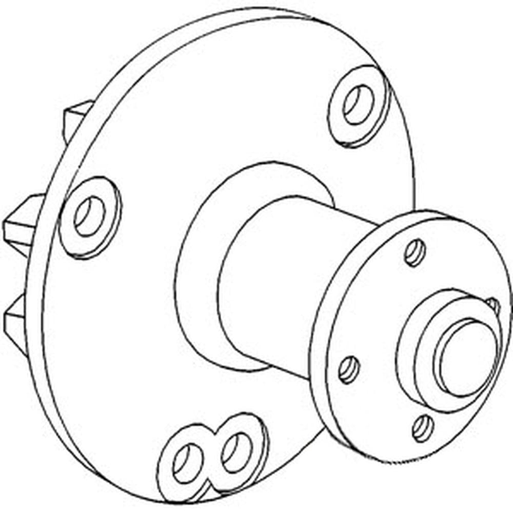 A146584 Water Pump Fits Case 470 480B 480C 480D 530D 580C 580D A36979 A37758