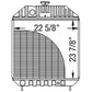 Radiator Fits Case Tractors 2094 2290 2090 2294 A165922