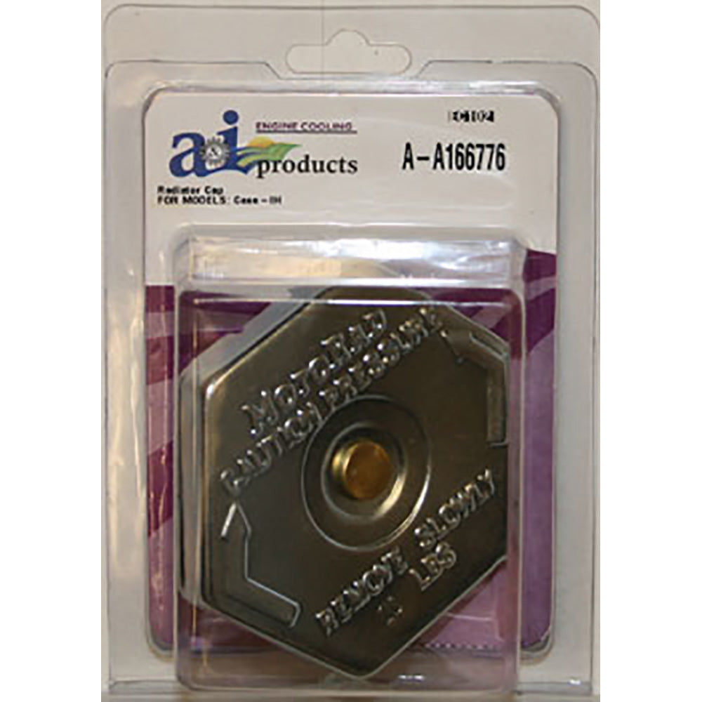 A and I, A166776 Cap, Radiator (10 Lb.), Fits Case-IH Combine, Fits Case-IH Trac