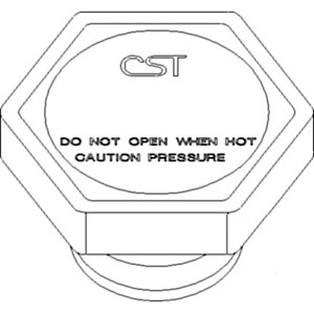 AI A170241 Cap Radiator (13 Lb.) Fits Case-IH Combine 1620 1640 1644 1660 1666