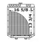 A173836 Fits Case Skid Loader Radiator 1818 1825 w/ Diesel Motor S/N  JAF009