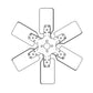 A-A173962 Fan, 6 Blade - Fits Case IH Diesel Models 480B, 480CK, 530, 570, 580CK