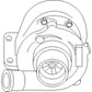 Turbocharger Fits International Harvester Replaces 672729C91