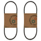 Qty. 2 V-Belt
 Fits Ariens Replaces 07203800