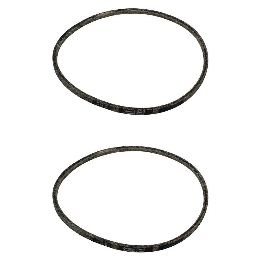 Qty. 2 V-Belt 
 Fits Yard Man Replaces 1651-37 Made With Aramid