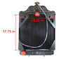 219521 Radiator -  - 17 5/8 x 18 x 2 Fits Case/IH