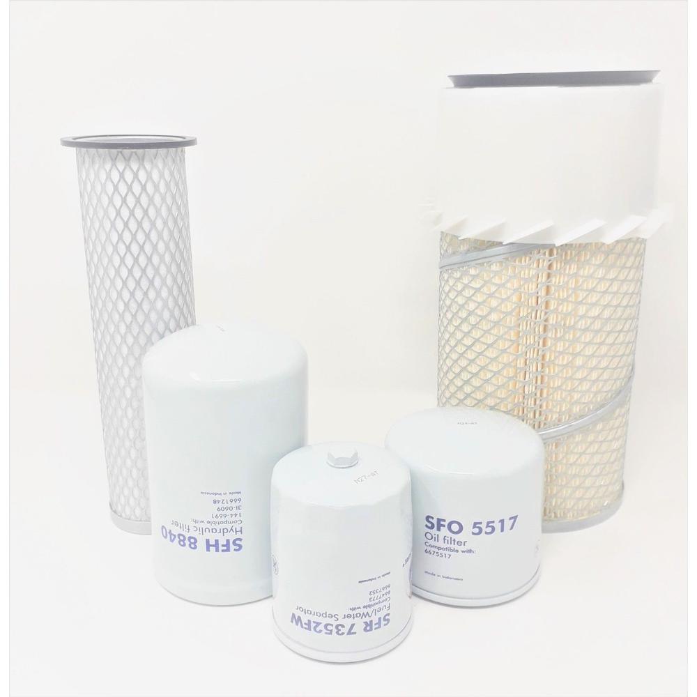 Maintenance Filter Kit Fits Bobcat S150 Air Fuel Engine Oil Hydraulic