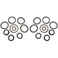 Qty 2: Cylinder Seal Kit Fits Case/International Harvester Replaces A44644
