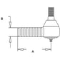 WN-A44762-PEX Tie Rod, Outer Fits Case 1070 1090 s/n -8678074 1170 s/n -8678074