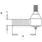 WN-A44762-PEX Tie Rod, Outer Fits Case 1070 1090 s/n -8678074 1170 s/n -8678074