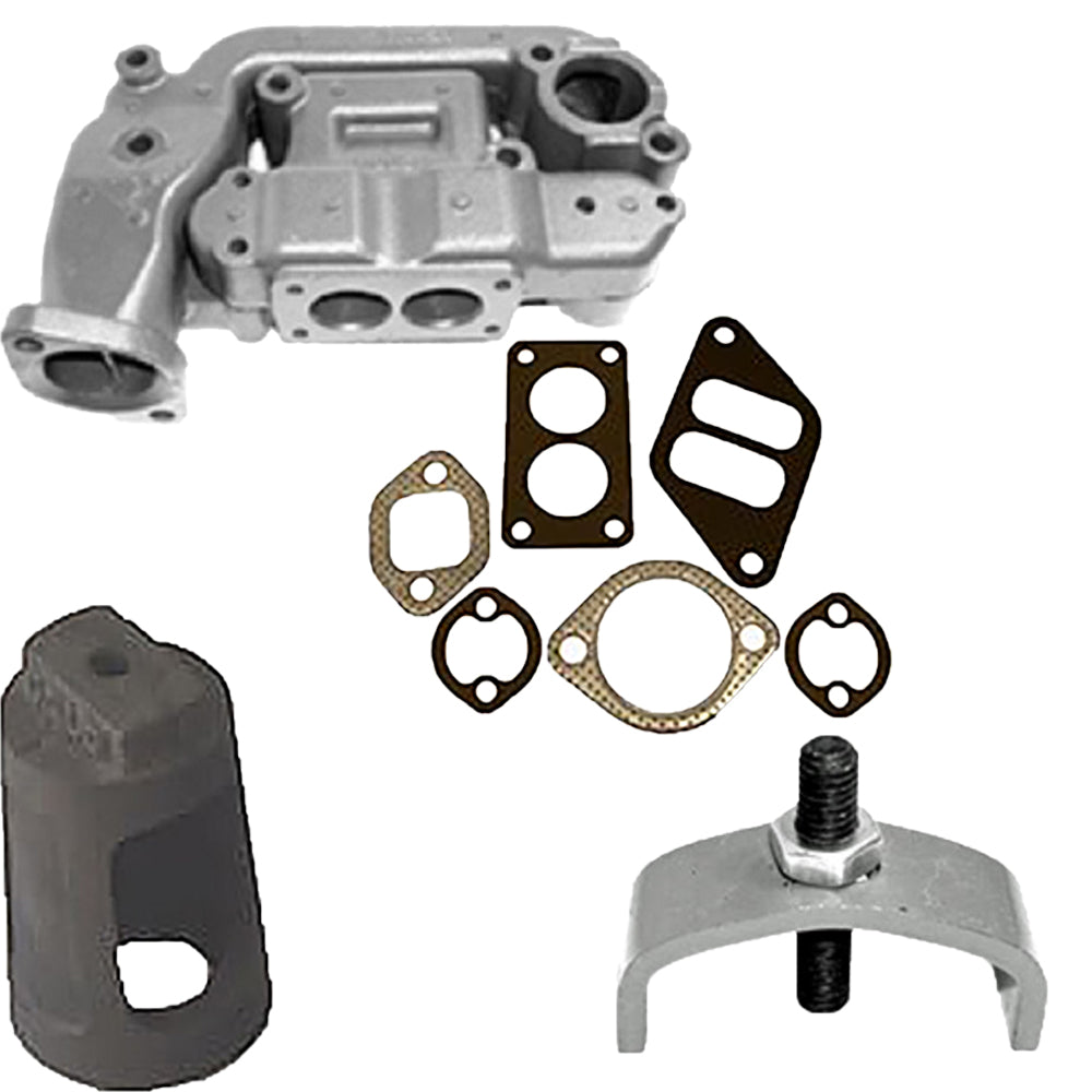 Intake / Exhaust Manifold Set A5457R R100312 A4646R A4644R Fits JD 60 620 630