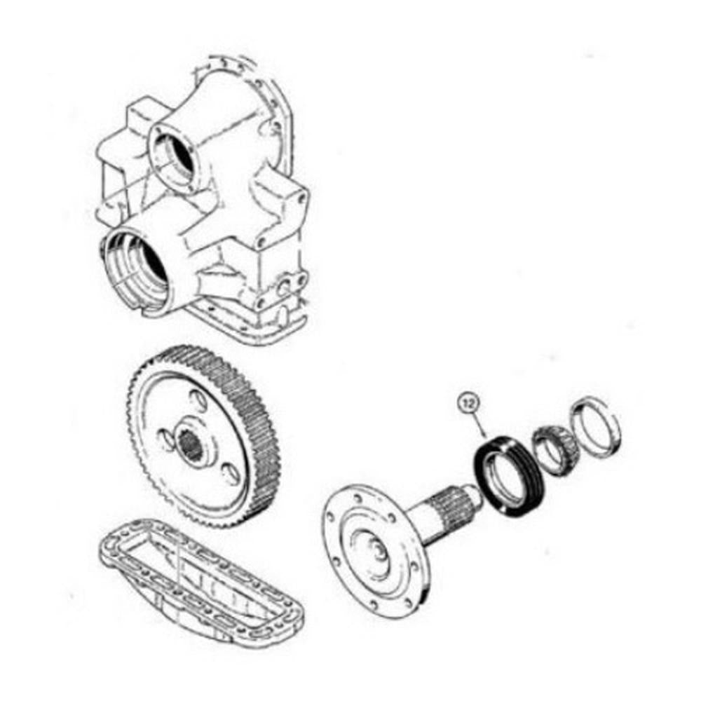 Final Drive Seal Fits Case 450 850 450 850 A50552