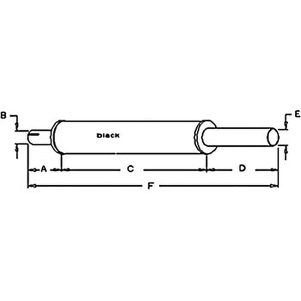 Muffler Fits Case 1170 1175 1270 1370 A64990