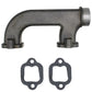Exhaust Manifold - End Section Fits Case IH 4494 Fits Case 1175 A58907 A65917