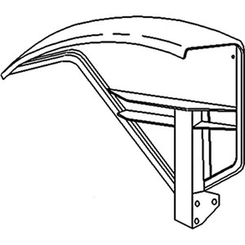 AA1582R RH Right Hand Fender Fits John Deere Tractors A B BN BNH BW G GH GN GW