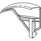 Right Hand Fender Fits BNH BWH AA1582R