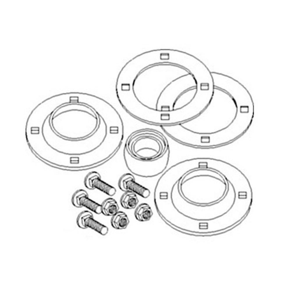 AA30942 New Bearing Kit w/ Flanges & Gaskets Fits John Deere 310 331 375 510