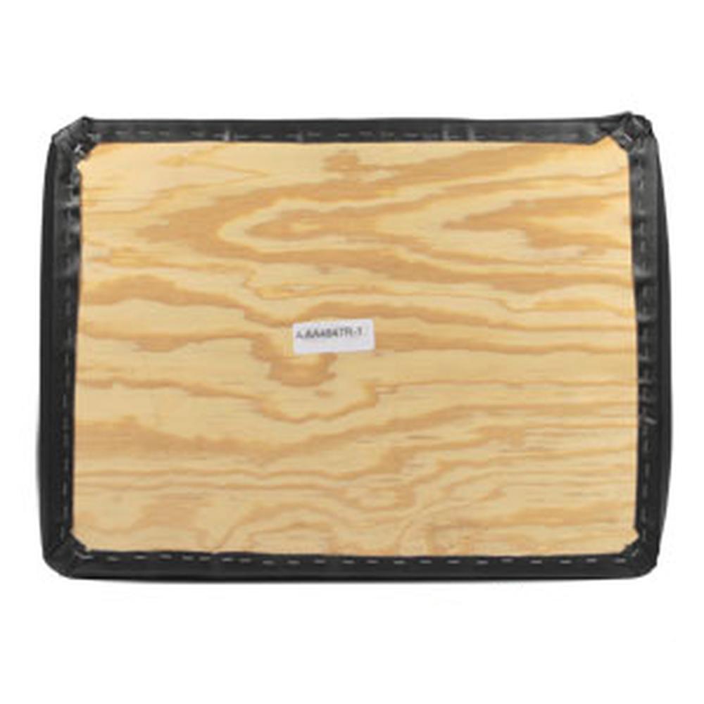 AR30180 Seat Cushion Wood Backed Vinyl Black Fits John Deere 730 70 630 830