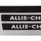 AC160 New Hood Decal Set Fits Allis Chalmers Tractor Model 160