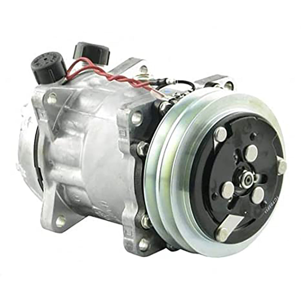 Sanden Compressor with Clutch Fits New Holland Replaces 0.009.7660.4