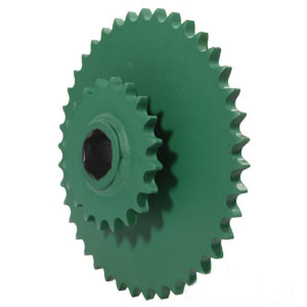 Sprocket - Double Lower Drive Roll Fits John Deere 330 435 530 535 430 AE39652