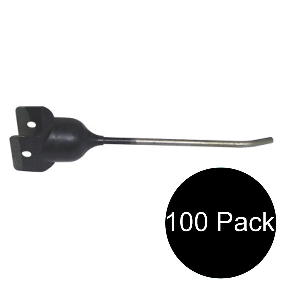 Qty 100: Rubber Mount Rake Tooth Fits John Deere Replaces 96R4