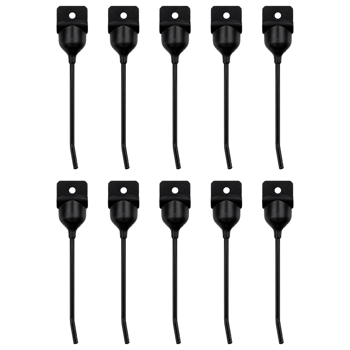 Qty 10: Rubber Mount Rake Tooth Fits John Deere Replaces 96R4