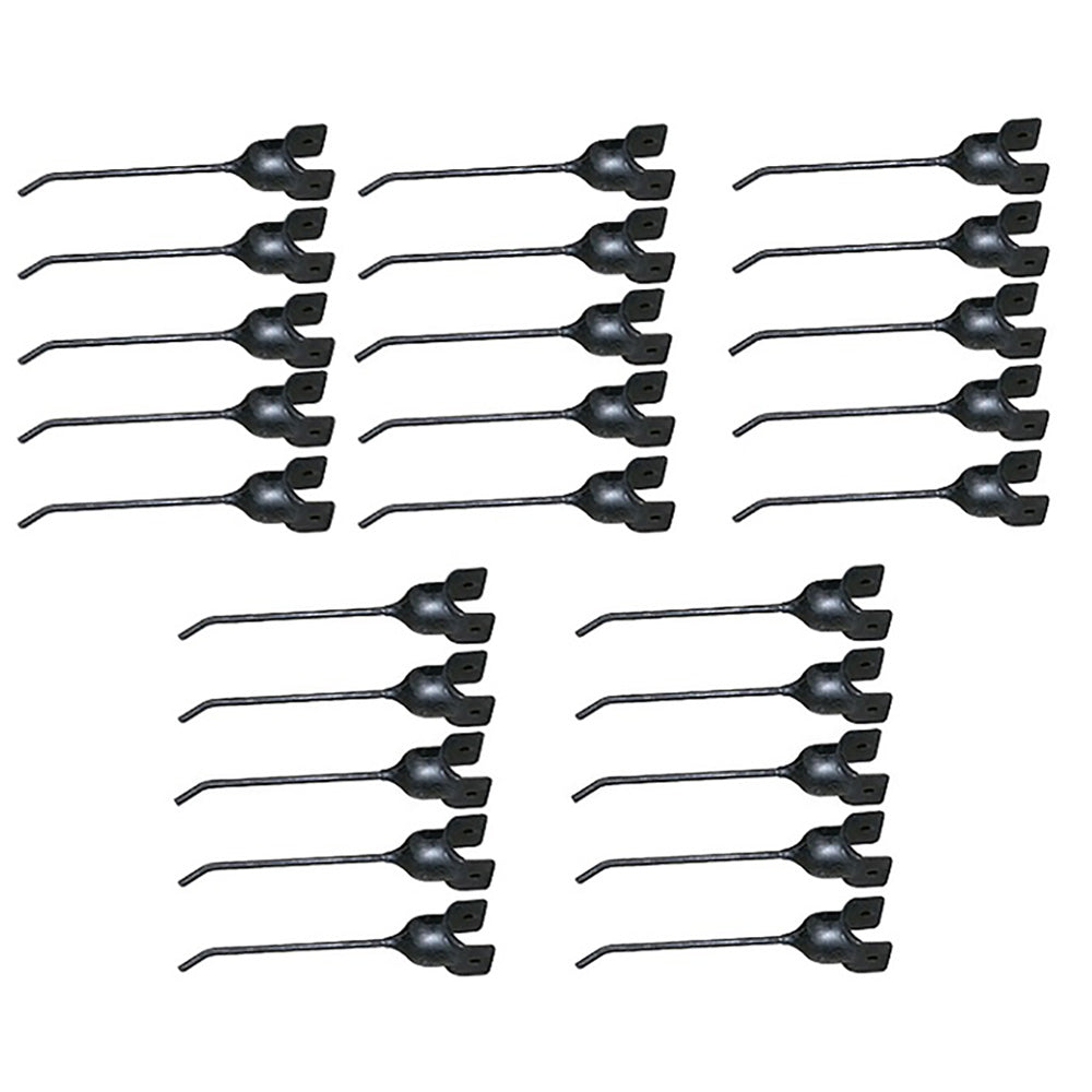 Qty 25: Rubber Mount Rake Tooth Fits John Deere Replaces 96R4
