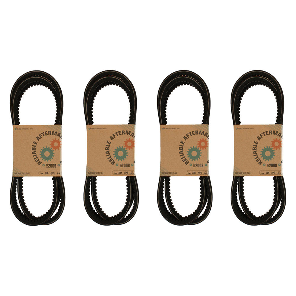 AE55671 Set of 4 Cogged Drive Belts Fits John Deere Disc Mower 265 275 112B N D