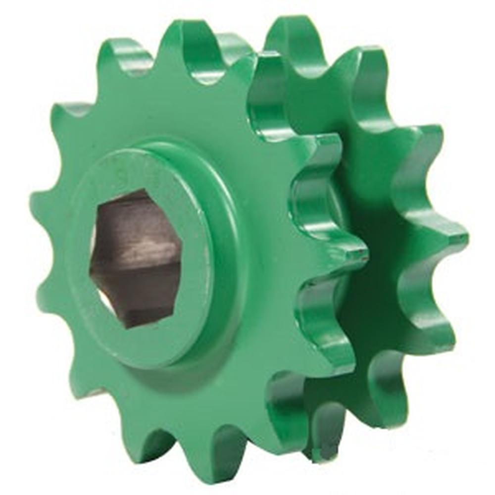 AE74597 Drive Double Sprocket Fits John Deere BALER 468 568 13 Tooth 80 Chain