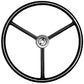 Steering Wheel AF3856R Fits John Deere 45 520 530 55 620 630 720 730 82 83 95