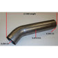 AF651R New Radiator / Upper Water Pipe Fits John Deere Tractor G F664R
